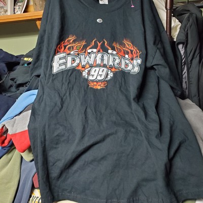 Vintage Y2K Carl Edwards Nascar Double Sided Graphic Nascar Shirt Mens XL