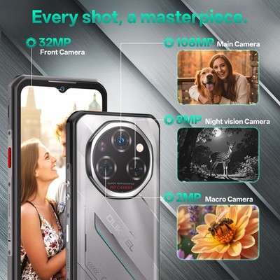 2026 OUKITEL WP62 5G Rugged Phone 36GB+512GB 6.6