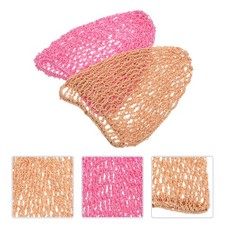 2Pcs Mesh Crochet Hair Nets Women Sleeping Hair Snood Hats Long Hairnets