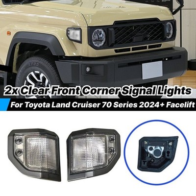 Für Toyota Land Cruiser 70 2024+ Facelift Paar Frontblinker Blinker Klar Vorne