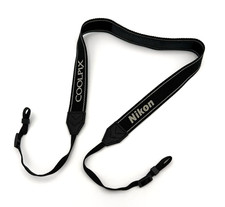 Genuine Nikon COOLPIX Camera Neck Strap Black Adjustable OEM Digital Camera