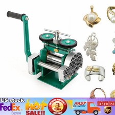 Rolling Mill Machine Rollers Metal Wire Flat Jewelry Tool Manual Combination USA