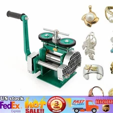 Rolling Mill Machine Rollers Metal Wire Flat Jewelry Tool Manual Combination USA