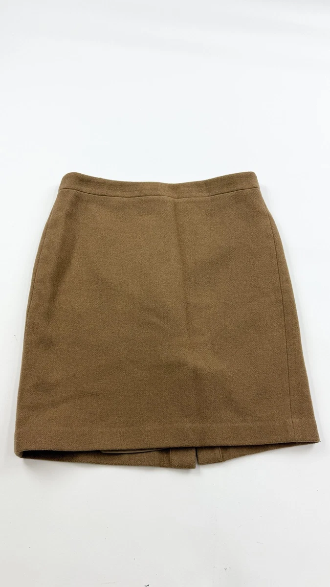 Jupe Plaid Marron Et Beige J.Crew Femme - Taille 10, Longueur Mini - Occasion Très Bon état