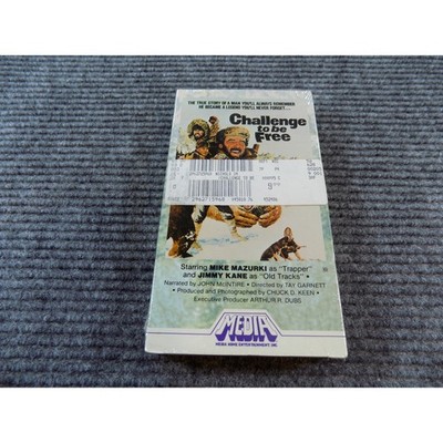 Challenge to be Free VHS 1982 Media Home Entertainment Mike Mazurki Sealed M205