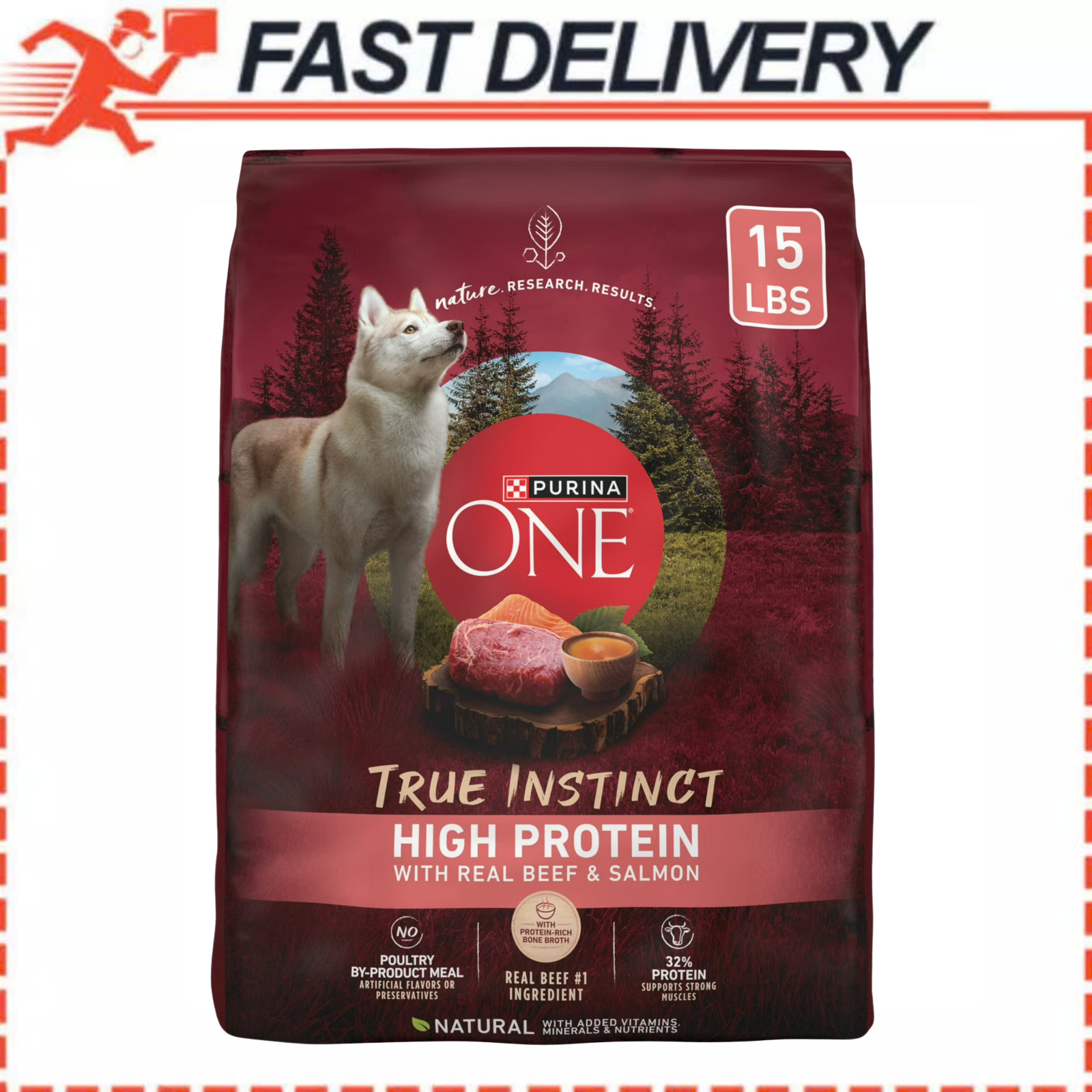 Beef Salmon High Protein 15 Lb Bag