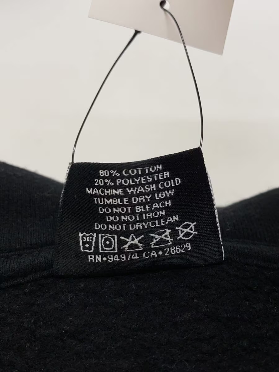 STUSSY Hoodie, Size S, Cotton, Black, Print, Z4000sas19 thumbnail 4