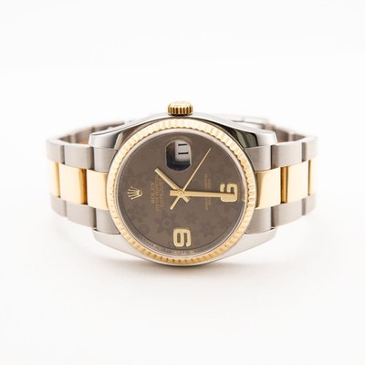 Rolex Datejust 116203 Fluted Bezel Two-Tone Oyster Watch 36mm