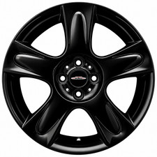 GENUINE MINI COOPER S BULLET R56 17" INCH GLOSS BLACK ALLOY WHEEL X1