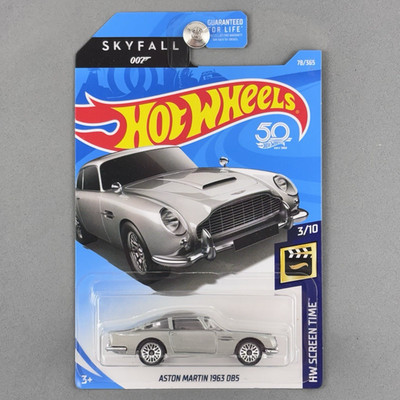 2018 Hot Wheels Aston Martin 1963 DB5 Skyfall 007 HW Screen Time 3/10 78/365
