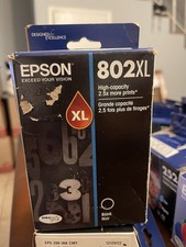 Epson 802XL High-Capacity Black Ink Cartridge EXP 01/2025