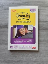 Post-it Picture Paper High Gloss 4 x 6" 25 Sheets Super Sticky 