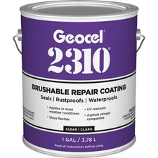 Geocel 2310 Clear 1 Gal. Tripolymer Brushable Repair Sealant Coating GC65300
