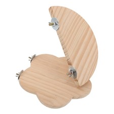 2 Pcs Parakeet Cage Accessories Bird Landing Perch Hanging Parrot