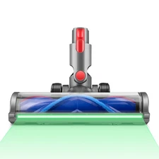 E.LUO Direct Drive Brush Head for Dyson V7V8 V10 V11 V15 Vacuum with Green Light