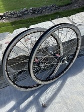 Odyssey T1000 Bmx Rims Wheels Set Red Mid School Vintage Shimano Dx Hubs