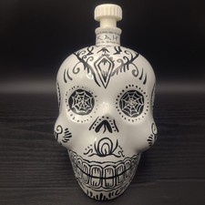 Kah Tequila Painted Day Of The Dead Skull Bot...