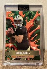 Wild Card Splat Drew Brees Vinyl 1/1 2026 Football Trading Card