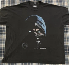 Mortal Kombat AOP Vante Tees Sub-Zero Shirt Size XXXL 3XL
