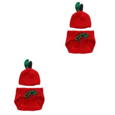  2 Pack Baby Clothing Newborn Photoshoot Props Crochet Costume Photography