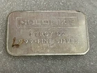 Very Rare! Engelhard Colonial 1 Troy Oz .999 Fine Silver Bar- Mintage Under 1000