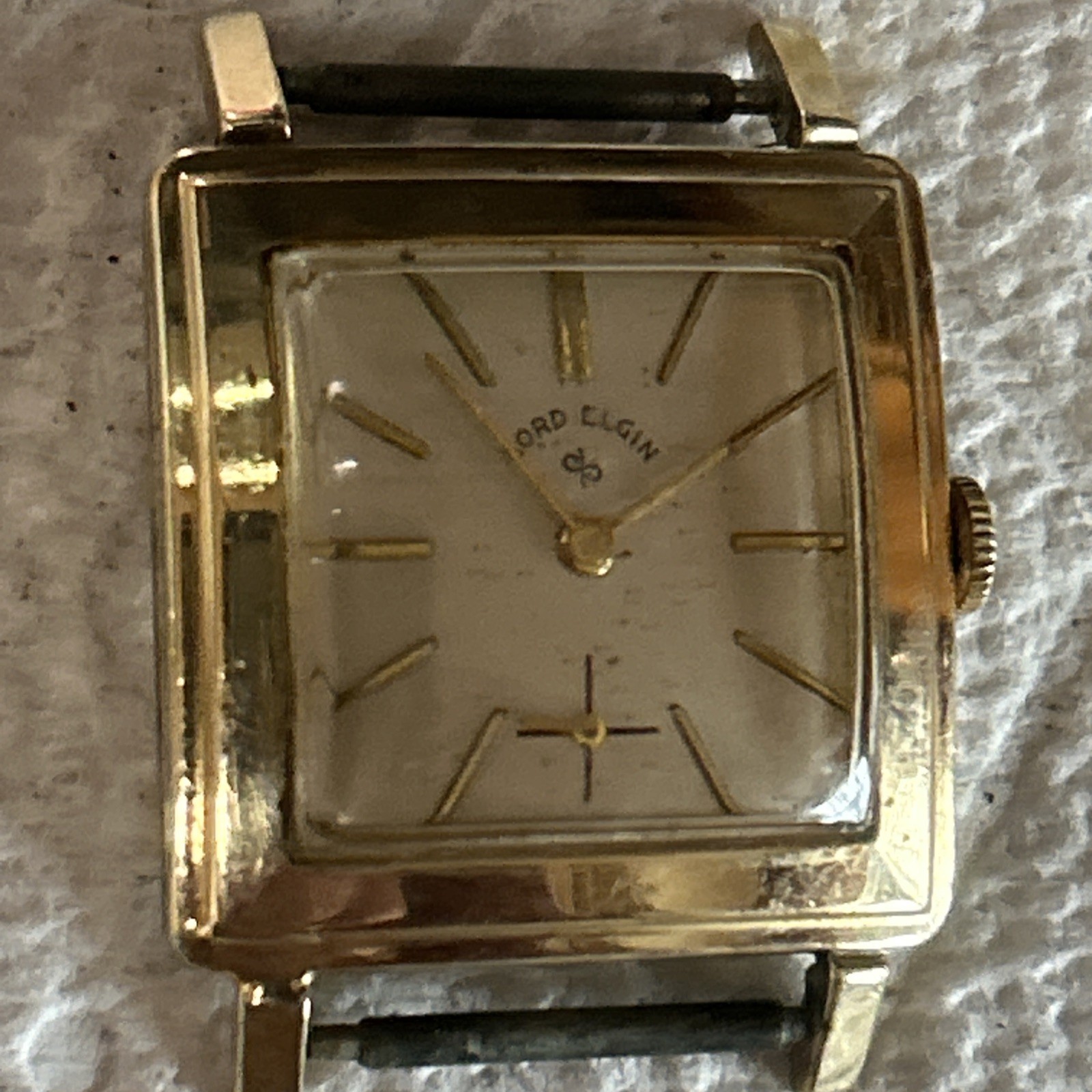 Lord Elgin 14K Gold Filled Men's Manual Wind-up Vintage Watch