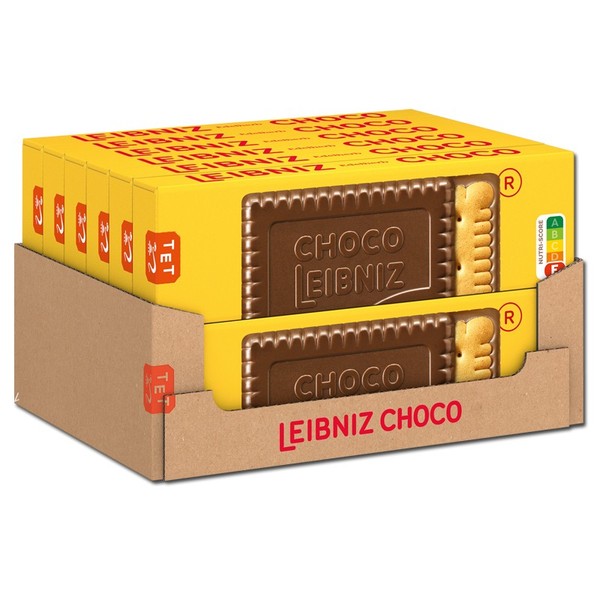 (18,60€/1Kg) Bahlsen Leibniz Choco Edelherb, Kekse, GebäCk, 12 Packungen Je 125G-image