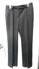 NWT Talbots Heritage Straight Gray Pinstripes Size 10