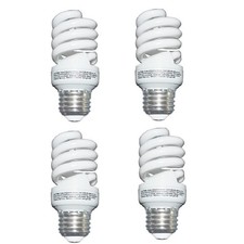 13 Watt 60 Watt Compact Fluorescent Light, Soft White 2700K, 1040LM, Spiral...