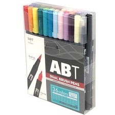 Tombow brush pen dual brush pen ABT 36colorset basic AB-T36CBA