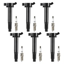 Ignition Coil Pack + Iridium Spark Plugs for Lexus ES350 2007-2016 3.5L, IS35...