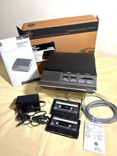 GE Answering Machine  2-9860F  Dual Cassette  AC Adapter  Box  Manual  A 
