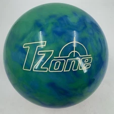 Brunswick TZone Caribbean Blue Bowling Ball 10 lbs 4 oz Not Drilled