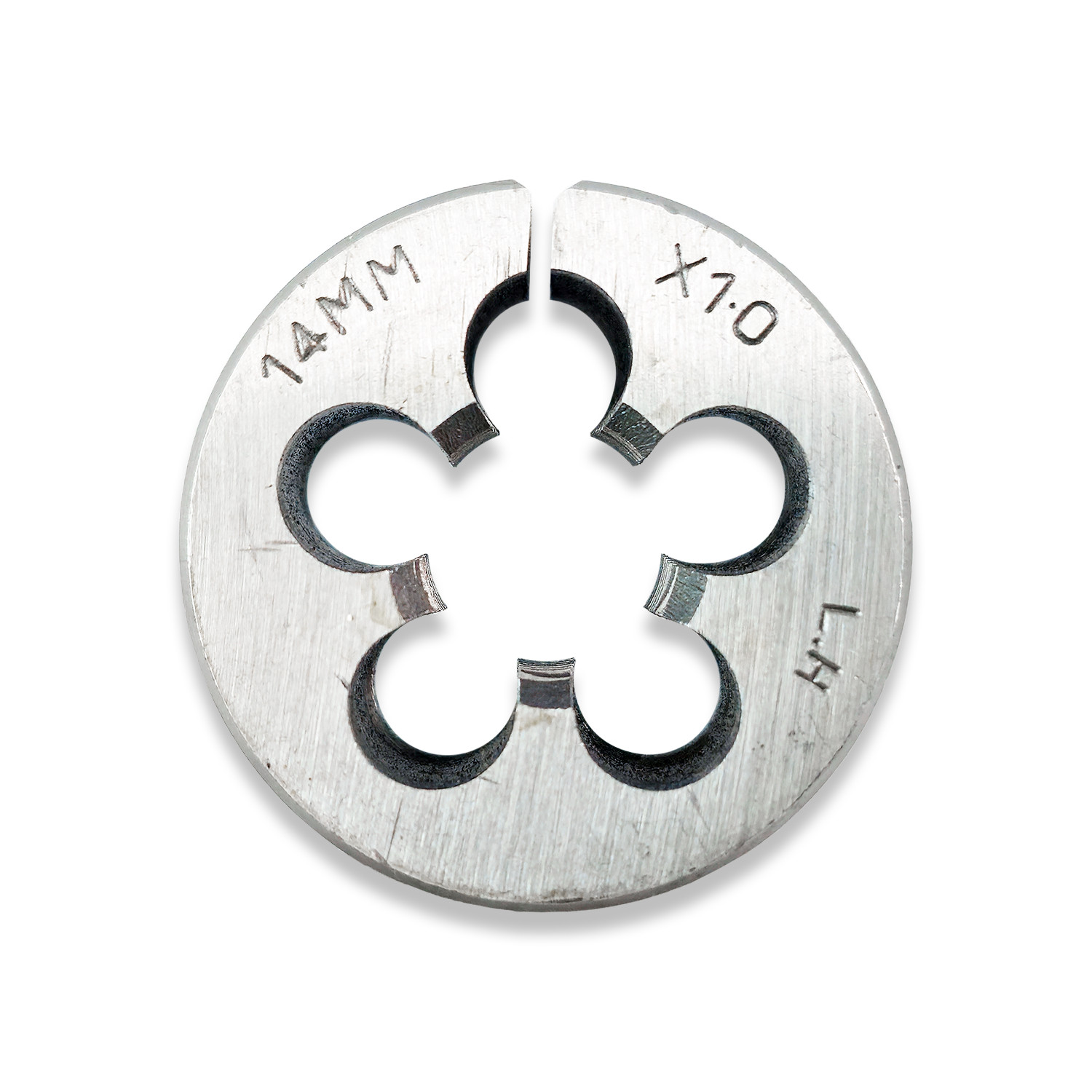 14MM X 1 LEFT HAND DIE M14 X 1 DIE ROUND SPLIT DIE LEFT THREAD RDGTOOLS