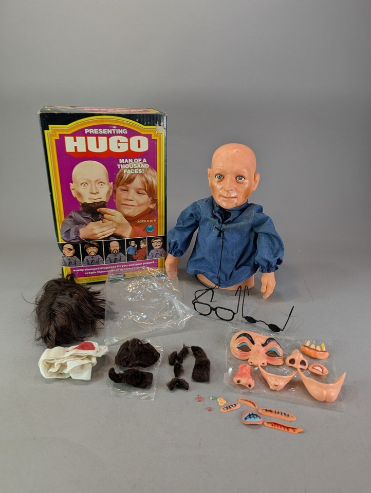 Kenner's Hugo: Man of a Thousand Faces is a genuinely bizarre and wonderful vintage toy — a wax-face sculpting kit in a box almost nobody remembers.