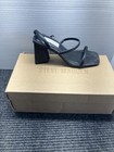 Steve Madden Shoes Womens Size 6 Black Bayley Block Heel Sandals Square Toe — photo 1