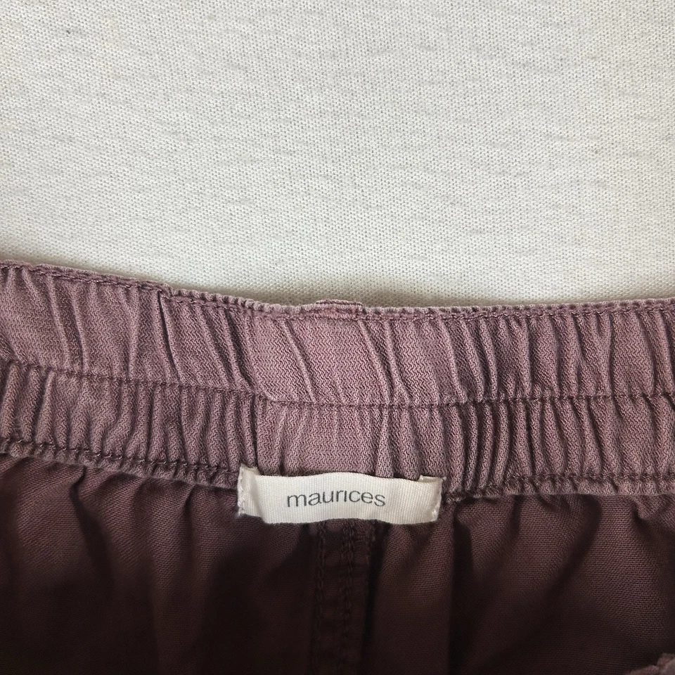 Pantalones Cortos Maurices Chinos Carga Para Mujer Talla Grande Puños Informales Elastizados Playa Verano Foto 2 de 4