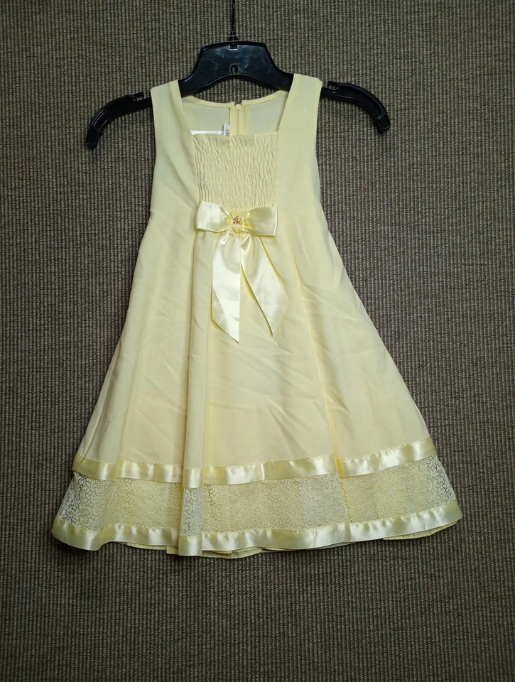 BONNIE JEAN Dress Spring Summer A Line Sleeveless Poly/Rayon Girls 4 - Image 2 of 4