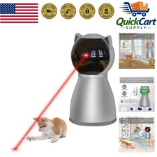Interactive Cat Laser Toy with Real Random Trajectory - USB Rechargeable for Fun
