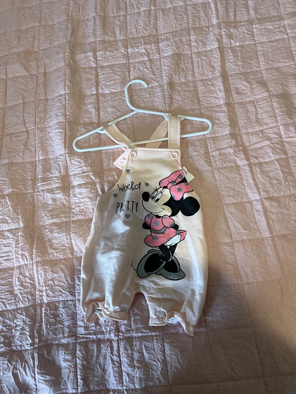 disney baby girls 0-3 months jumper