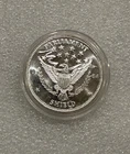 Vintage Parliament Shield  .999 Fine Silver 1 oz Round ~ Blast White in Capsule