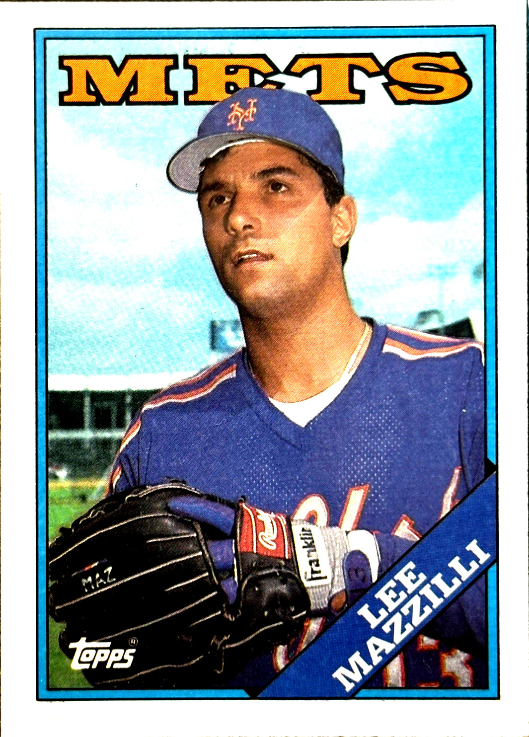 1988 Topps Lee Mazzilli  # 308 -New York Mets