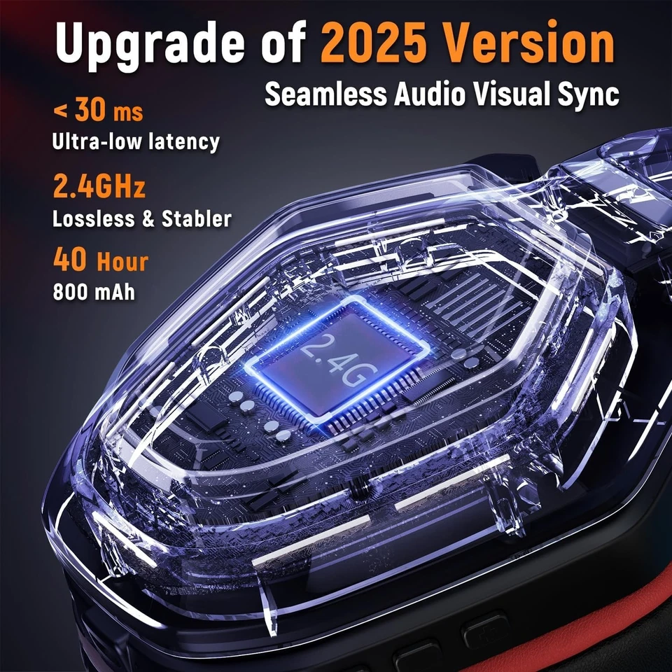 Premium Wireless Gaming Headset with Flip Microphone - Ideal for Serious Gamers - Image 4 of 4