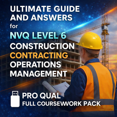 NVQ Level 6 Construction Contracting Operations Management  - ProQual Completed