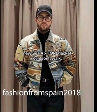 ZARA NEW MAN FORD  JACQUARD PUFFER JACKET S-XL 3918/432/050