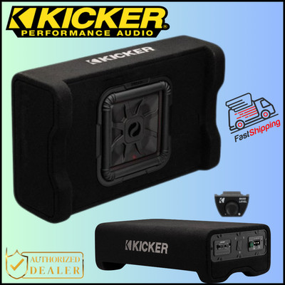 KICKER 53PL7TDF10 / SINGLE 10'' L7T POWERED DOWN-FIRING LOADED ENCLOSURE 500W RMS