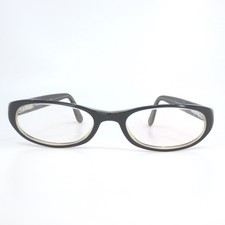 Moschino M3613-V 239 Black Olive Green Oval Eyeglasses Frames Italy 50-17-135