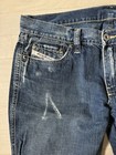 Diesel Industries womens Distressed Denim jeans Sz 28 made in Italy Medium Dark — photo 3