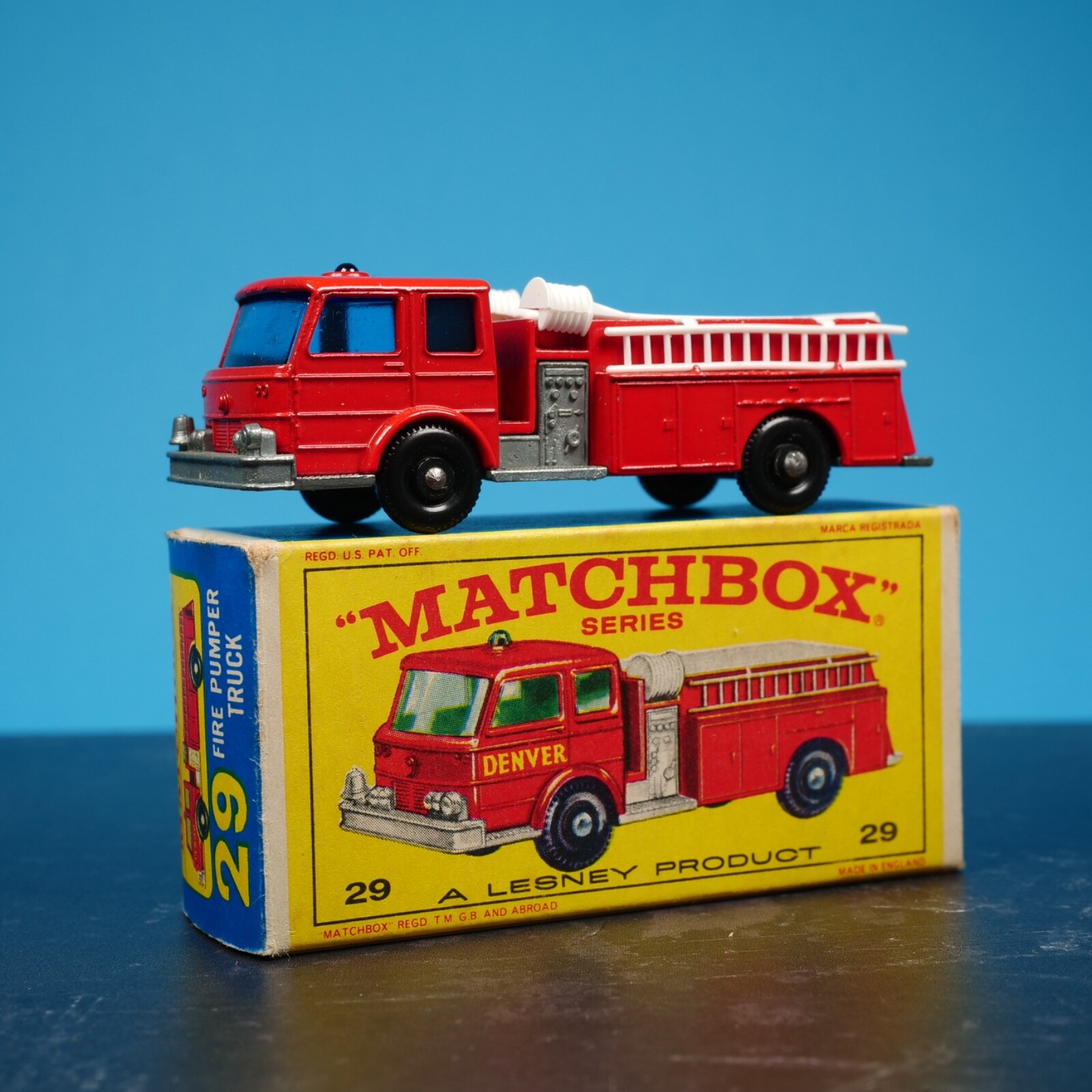 Matchbox 29c, Fire Pump Truck - Free Price Guide & Review
