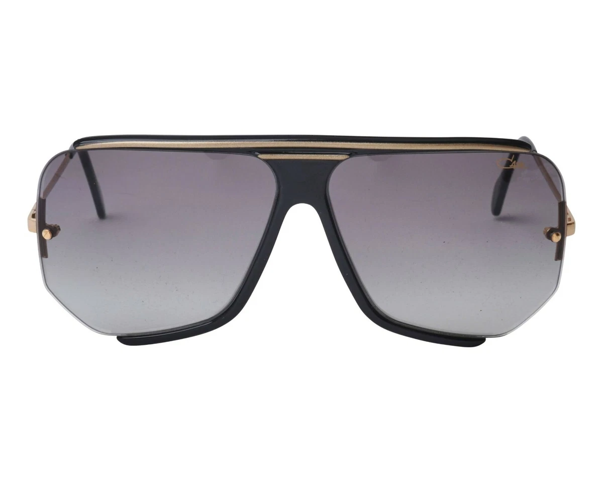 CAZAL LEGENDS MOD. 850 COL. 001 BLACK GOLD PLATED SUNGLASSES MADE